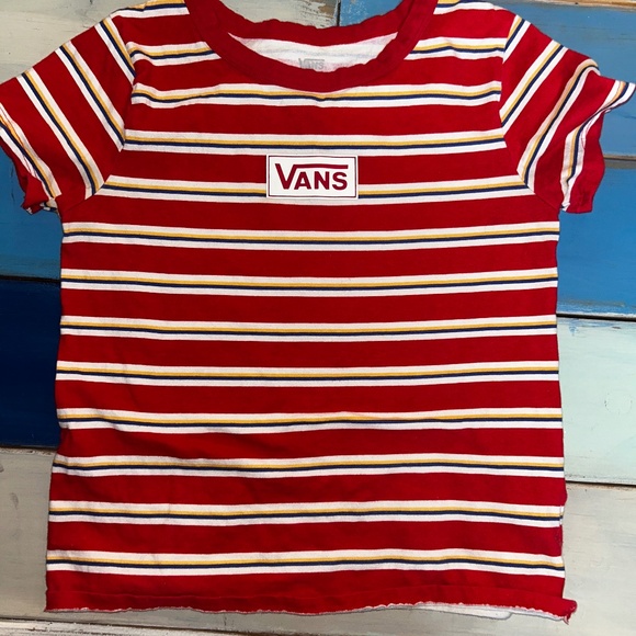 Vans Striped T-Shirt - Picture 1 of 4